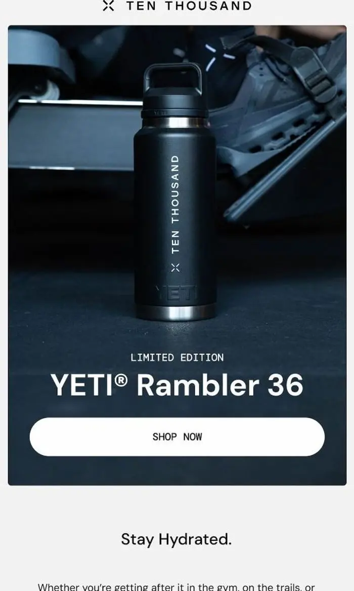 TEN THOUSAND: Limited Drop: YETI® Rambler 36