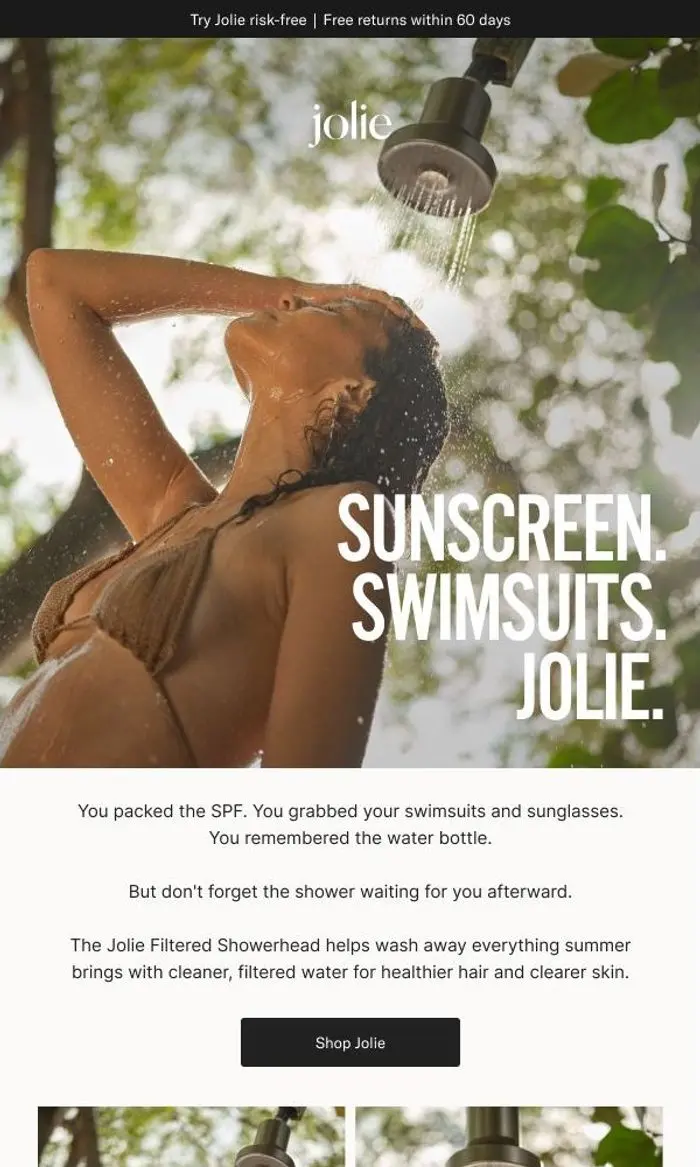 Jolie: Your summer essentials checklist.