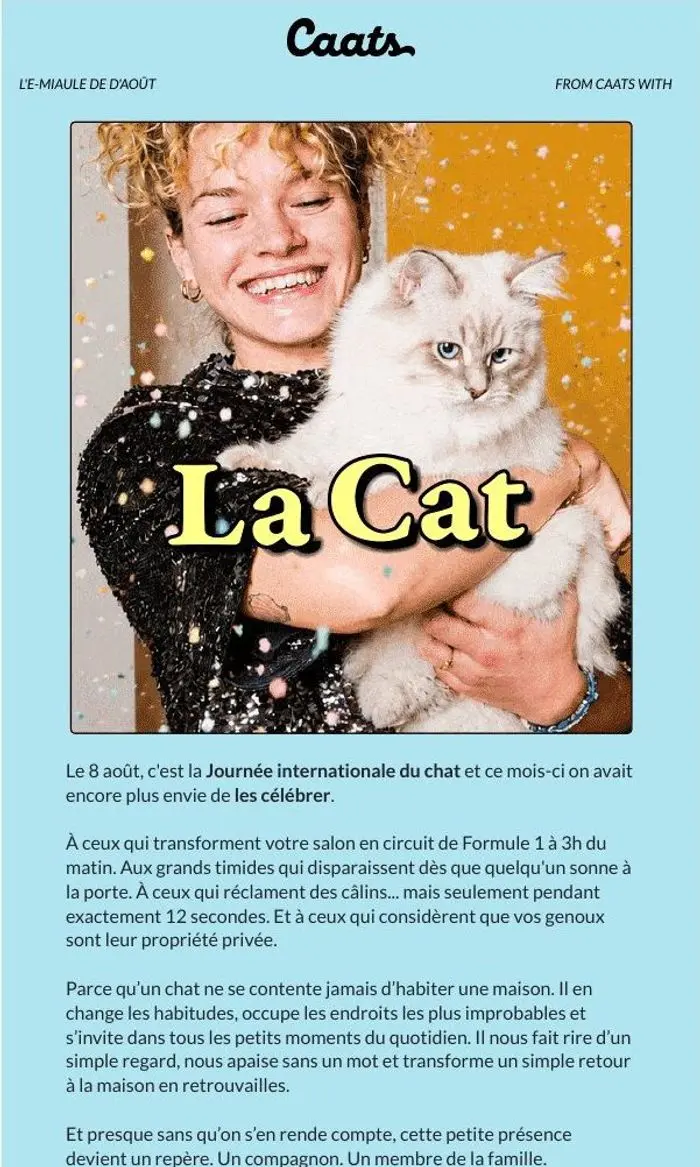 Caats: C'est la fête de ton chat ? 🥳
