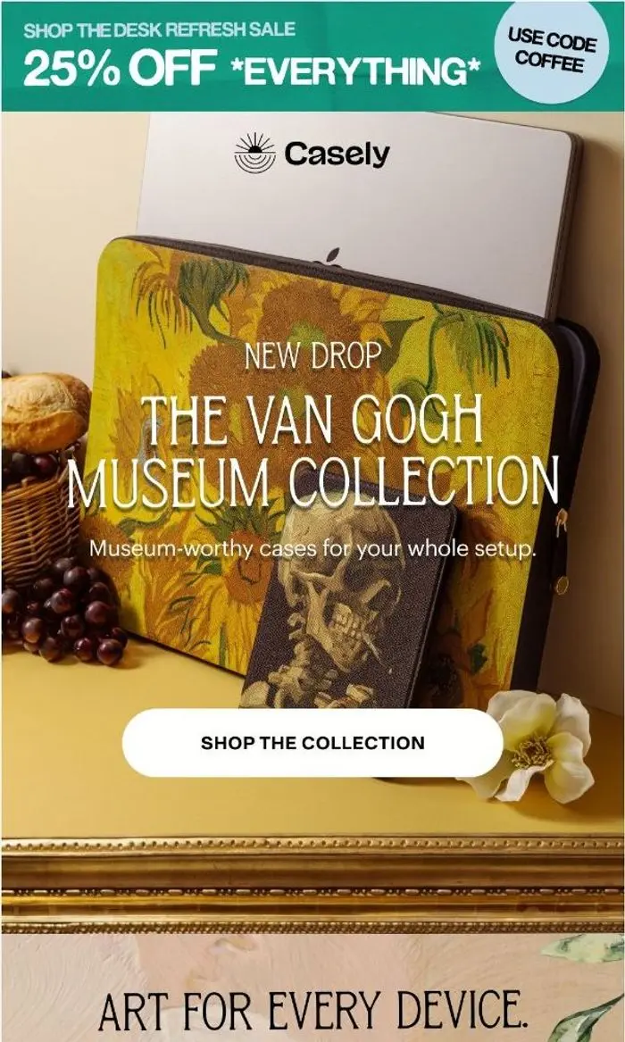 Casely: NEW DROP: VAN GOGH FOR EVERY DEVICE 🎨