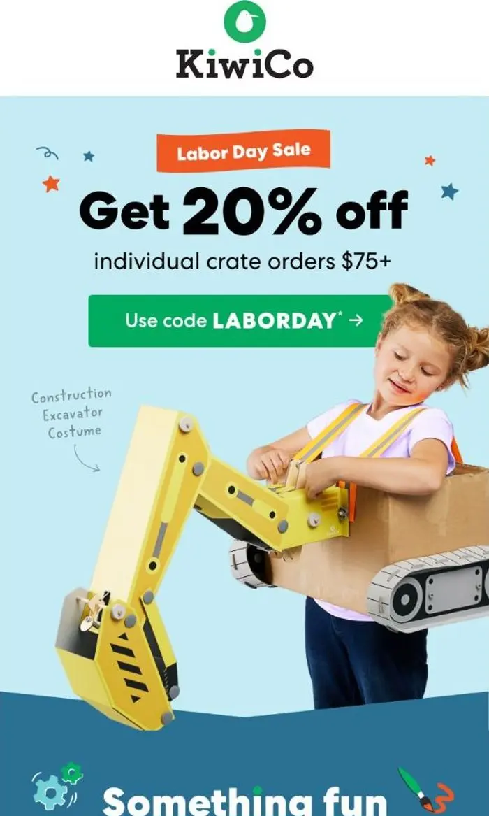 KiwiCo: Sale-abrate with 20% off KiwiCo Store orders