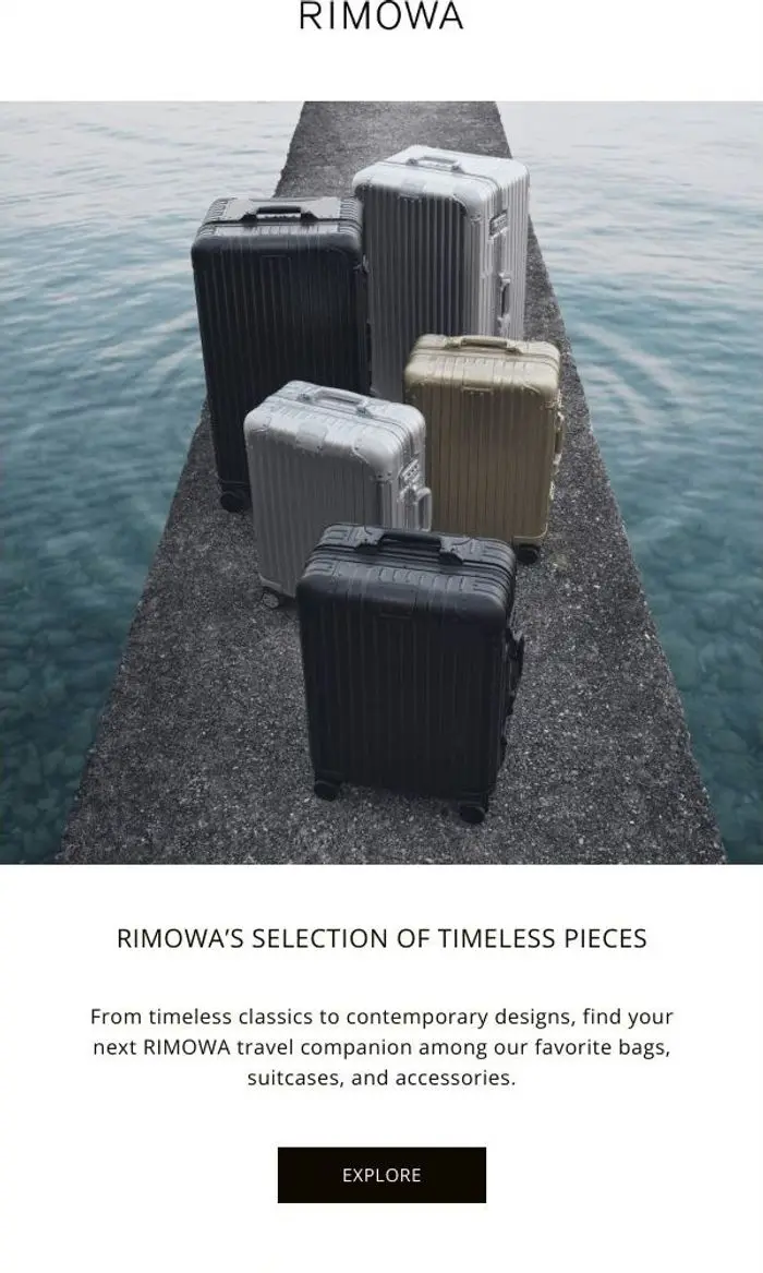 RIMOWA: Elevate your journey with RIMOWA's timeless pieces