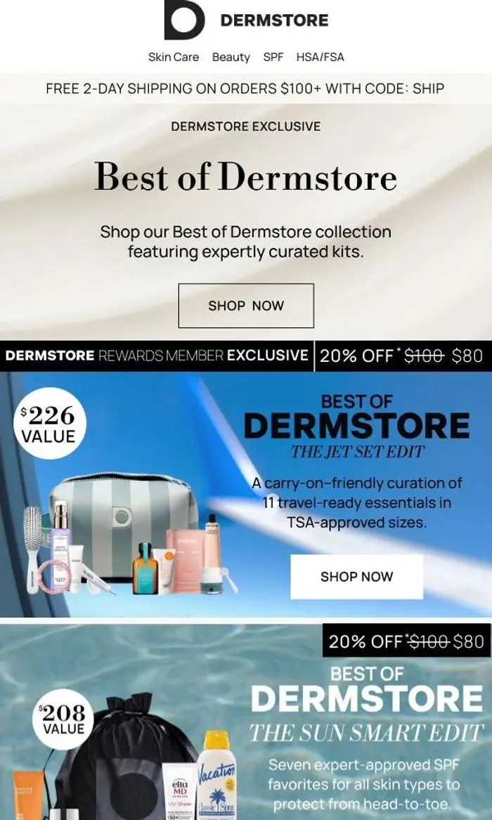 Dermstore: Shop Our Best of Dermstore Kits + Exclusive Savings