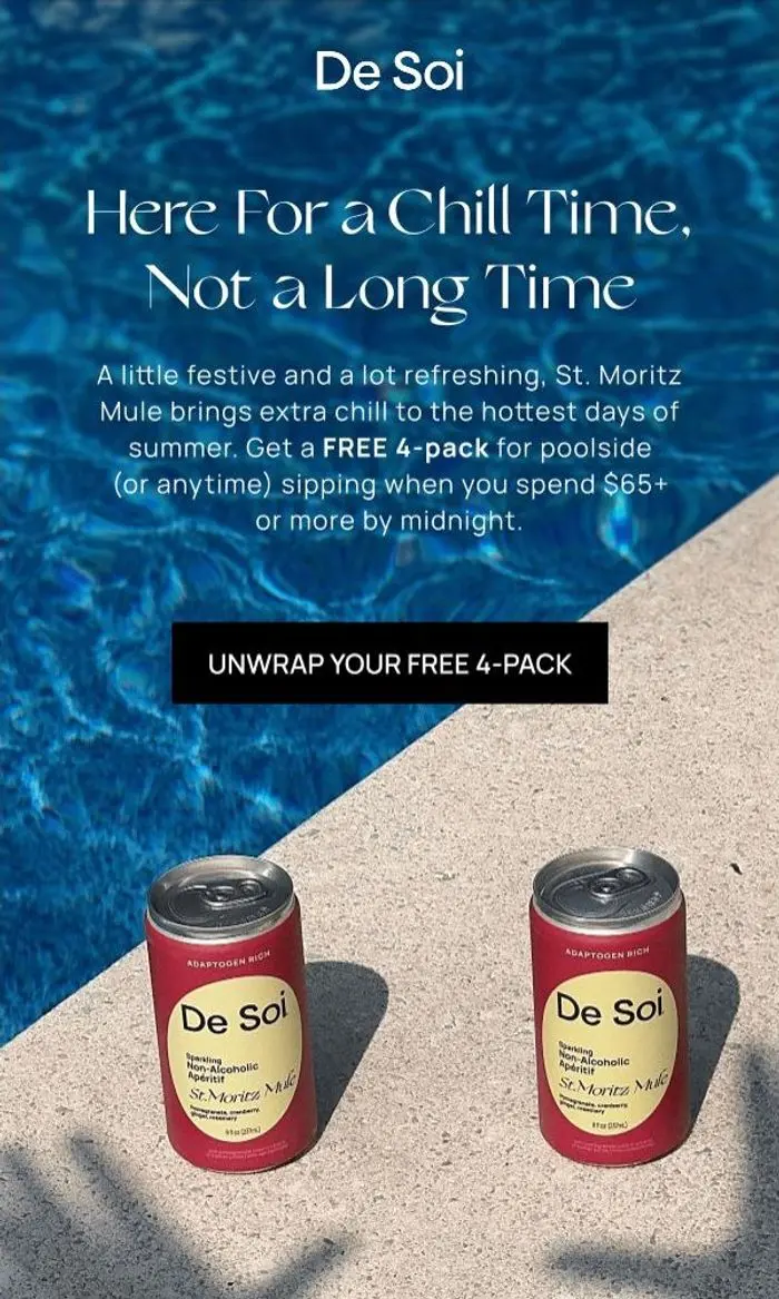 De Soi: Still unwrapped: your FREE 4-pack 🎁