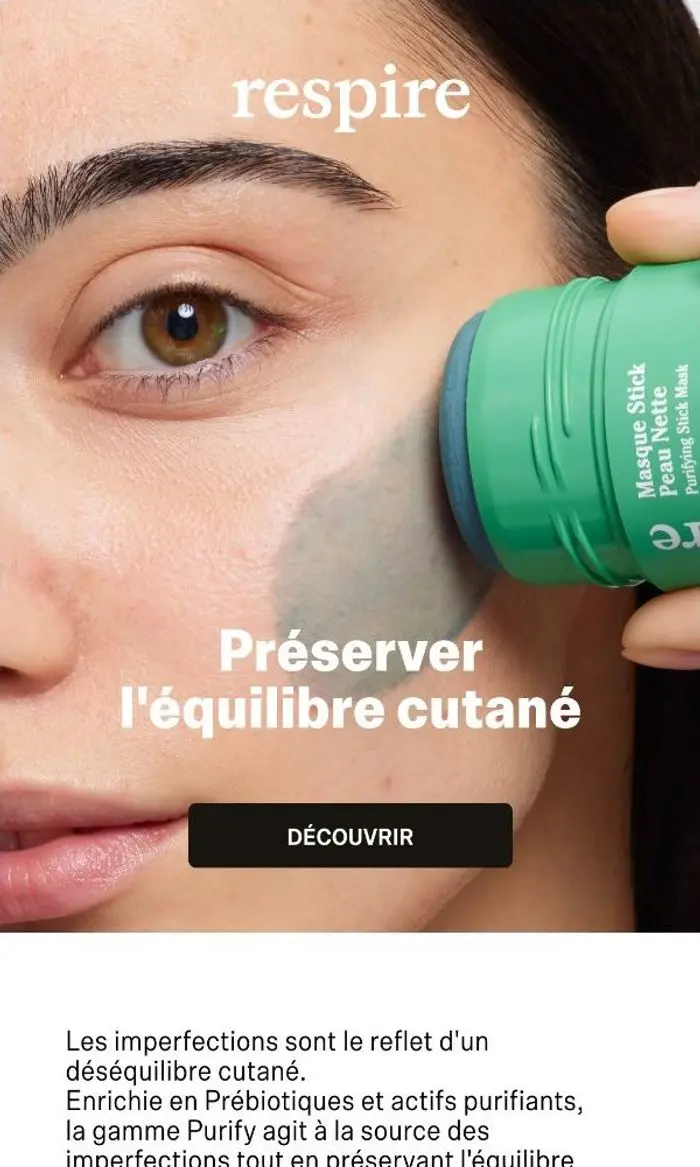 Respire: Préserver l’équilibre de votre peau