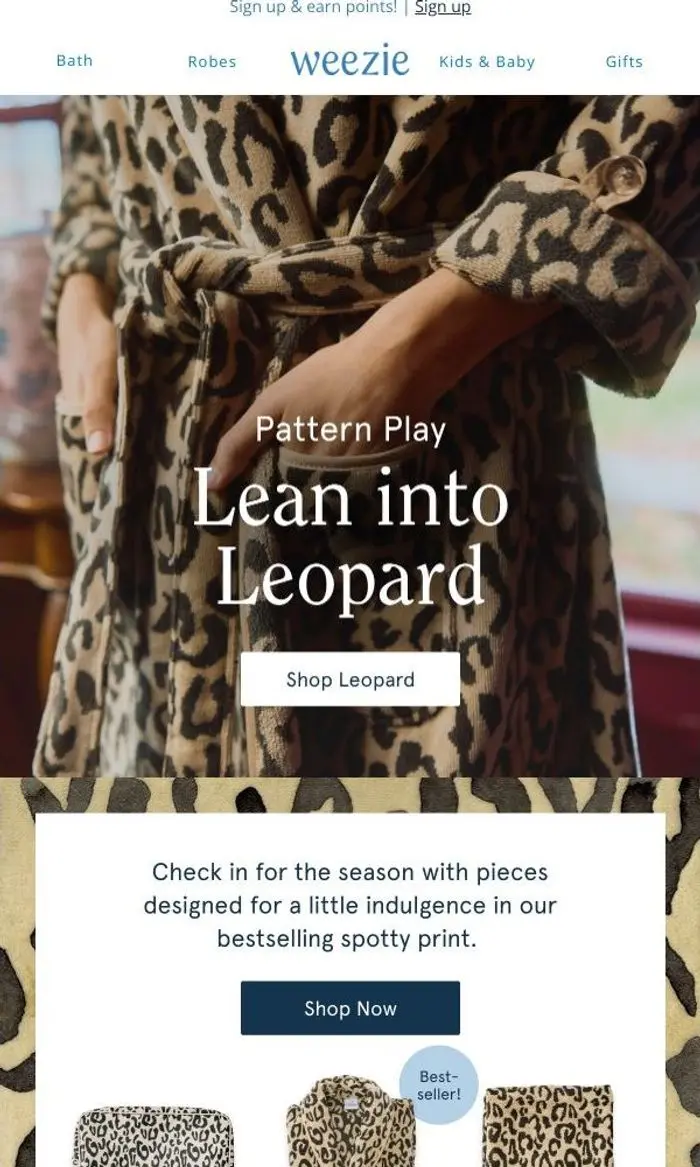 Weezie: Lean into your wild side 🐆