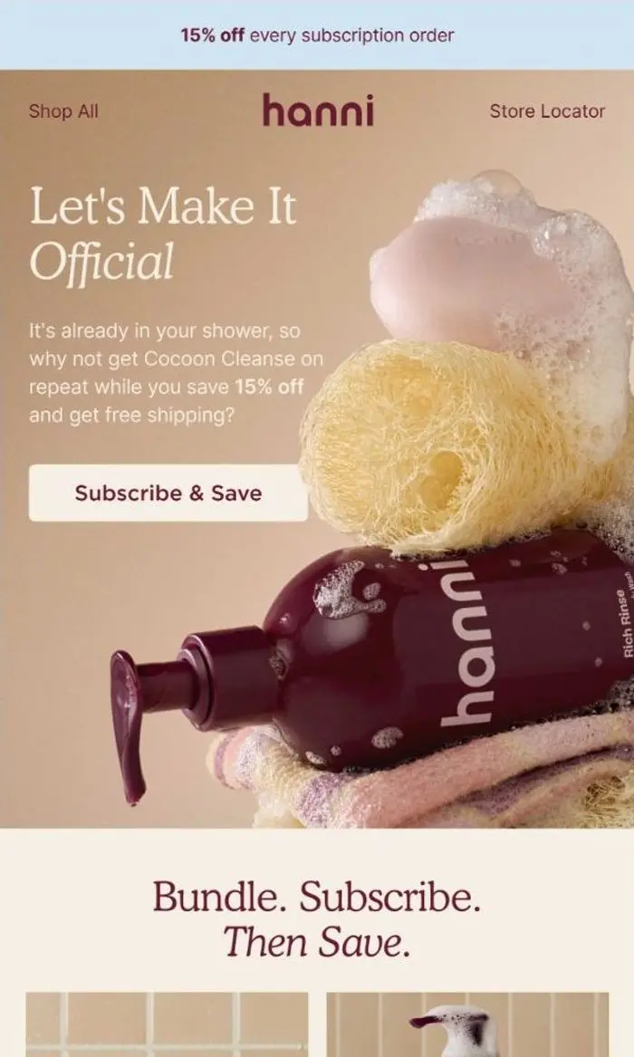 hanni: Set it & forget it hydration