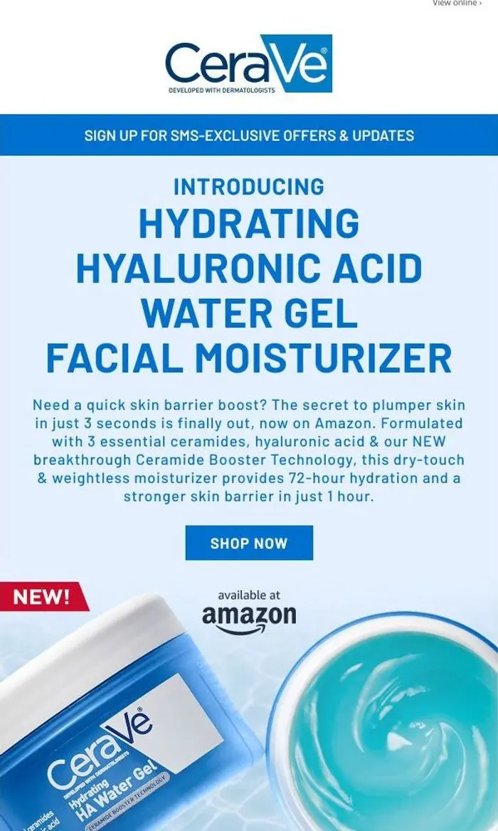 CeraVe: Unlock 3 Days of Plumping Hydration in just 3 Seconds