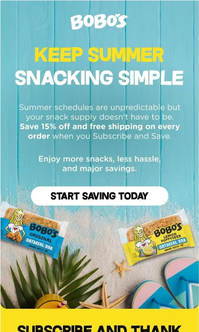 Bobo's: Subscribe & Chill This Summer 🤑