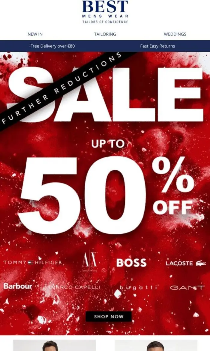 Best Menswear: Your Favourite Brands, Up to 50% Off