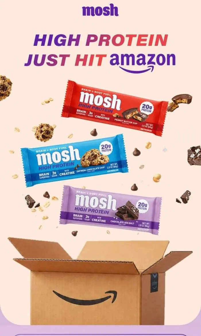 MOSH: High Protein Is Now on Amazon 📦