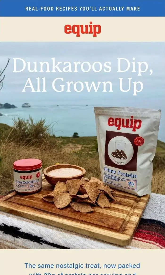 Equip: Dunkaroos Dip, All Grown Up 🍪