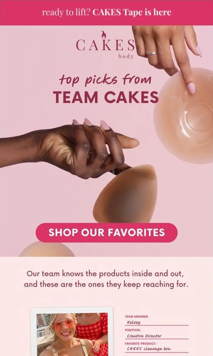 CAKES body: From Our Closet to Yours