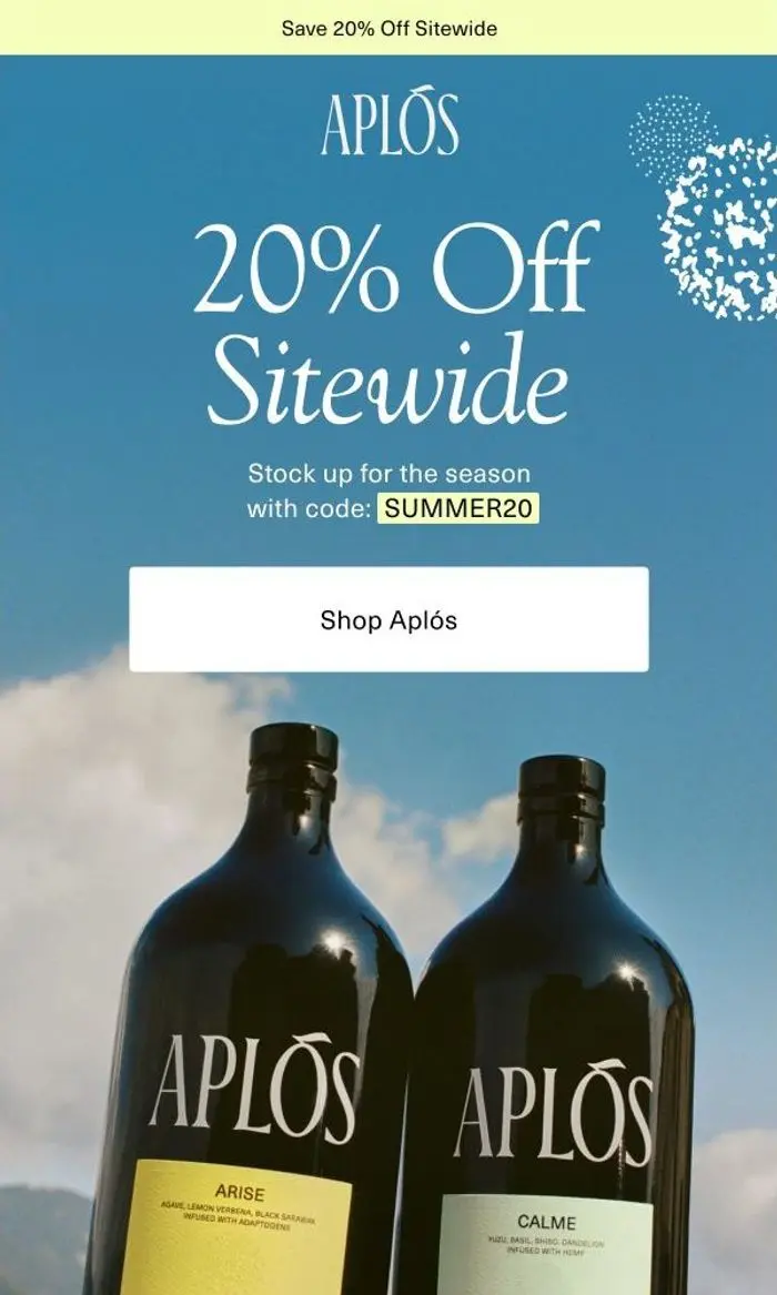 Aplós: Summer Sale Starts Now