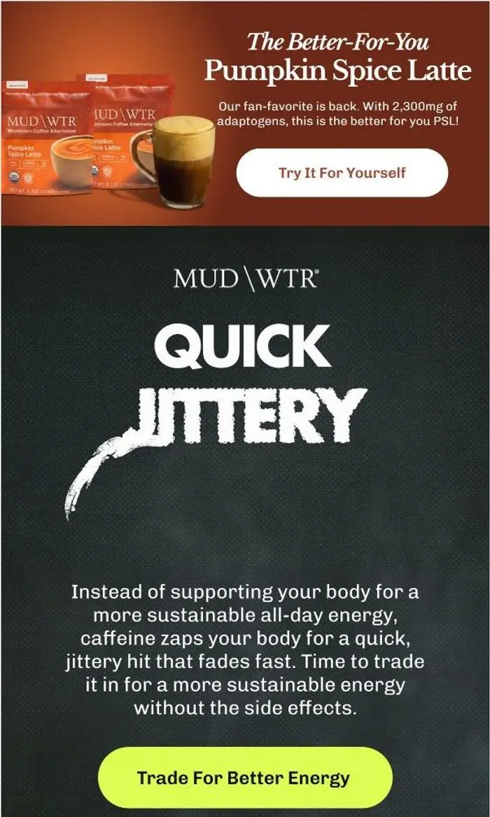 MUD\WTR: Forget Coffee's "Energy" Boost