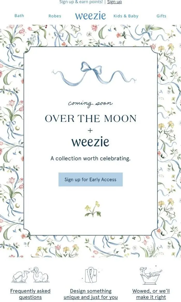 Weezie: Coming soon: Over the Moon x  Weezie