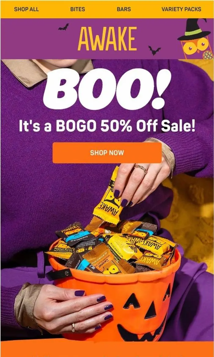 AWAKE Chocolate: BOO It's a BOGO 👻🍫🎃