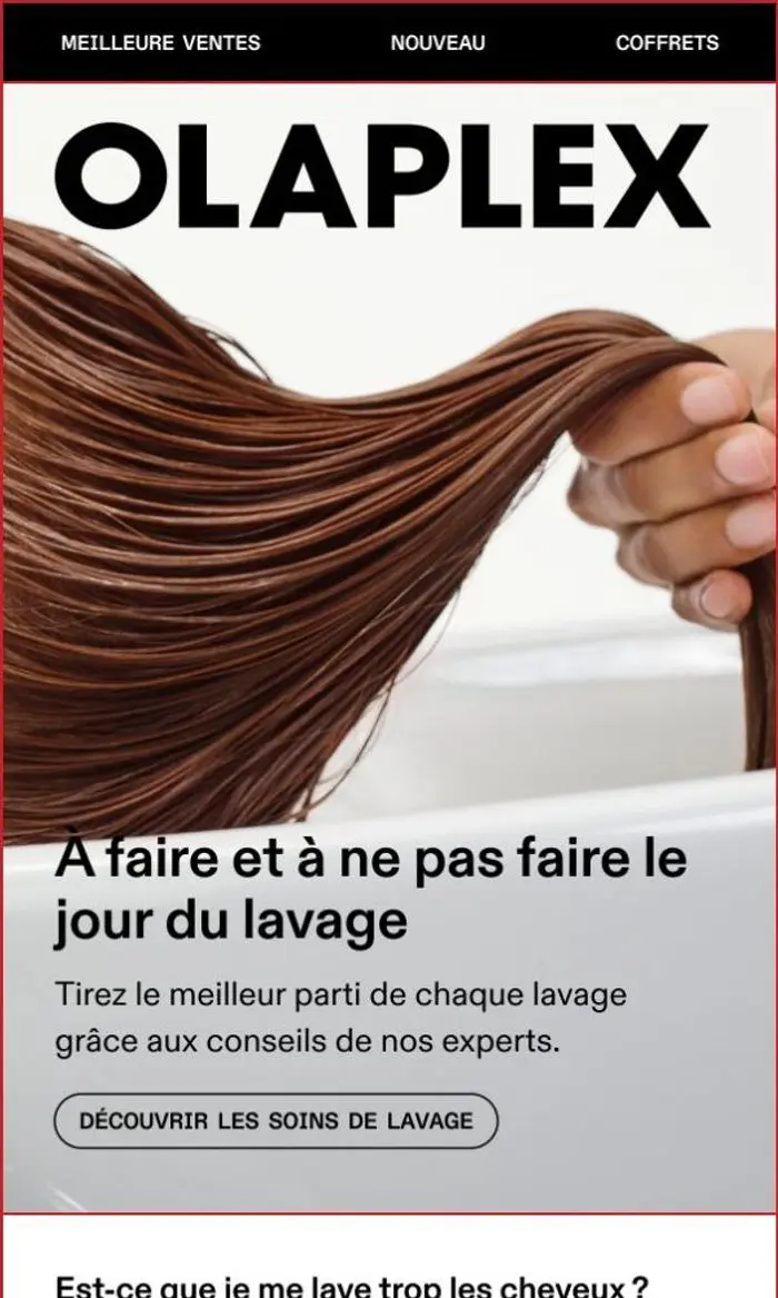OLAPLEX: Existe-t-il une mauvaise façon de se laver ? 🫧