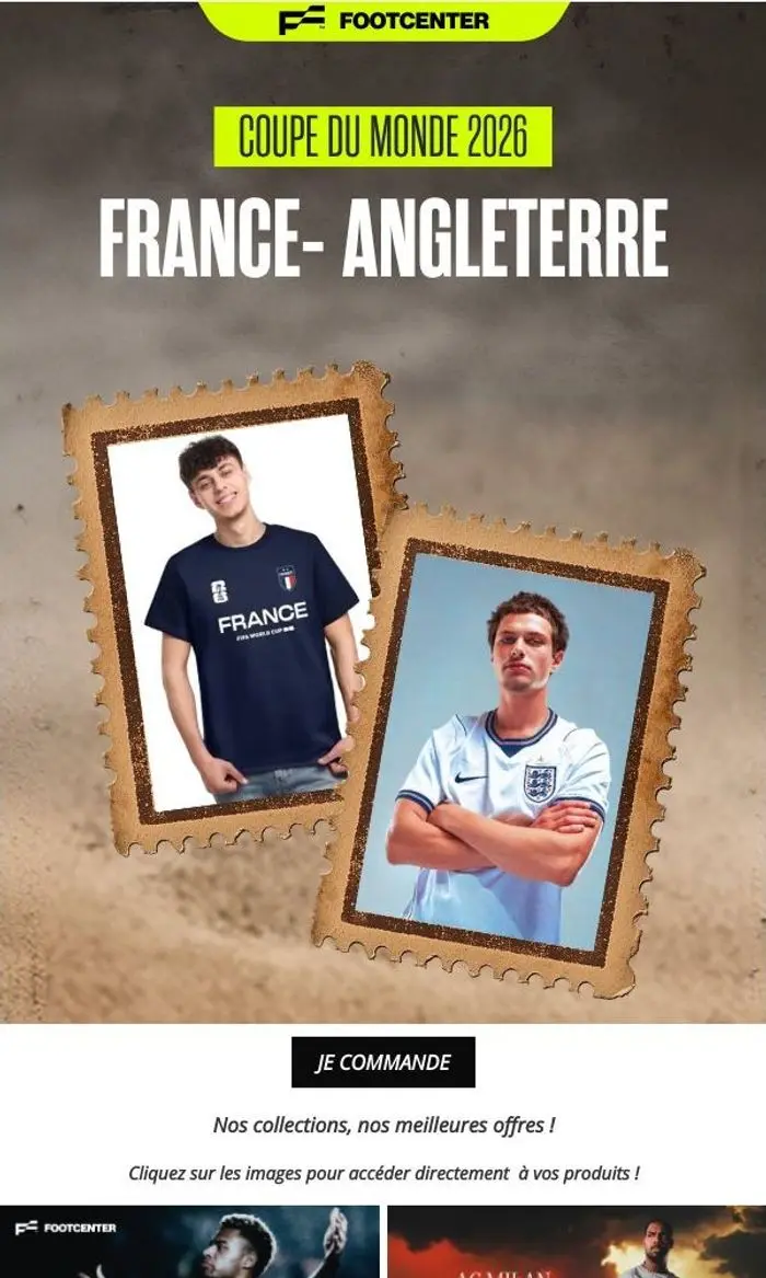 Footcenter: France 🇫🇷-🏴󠁧󠁢󠁥󠁮󠁧󠁿 Angleterre !