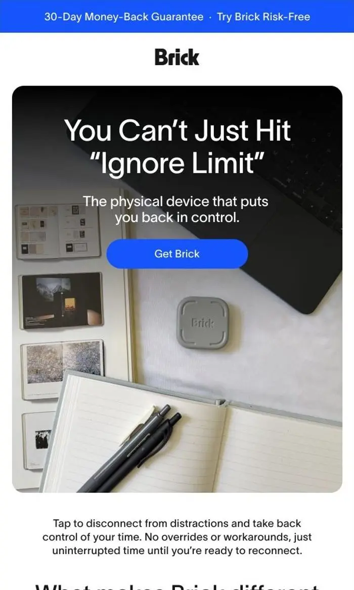 Brick: You can't just hit 'Ignore Limit'