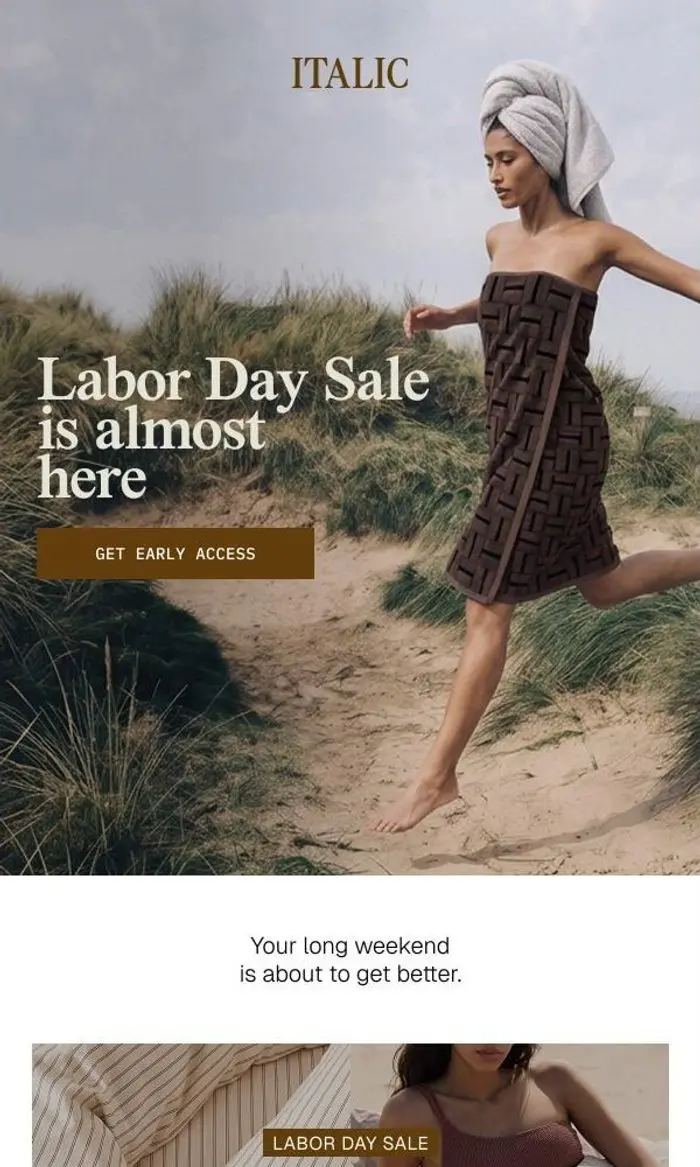 Italic: Sale is coming...