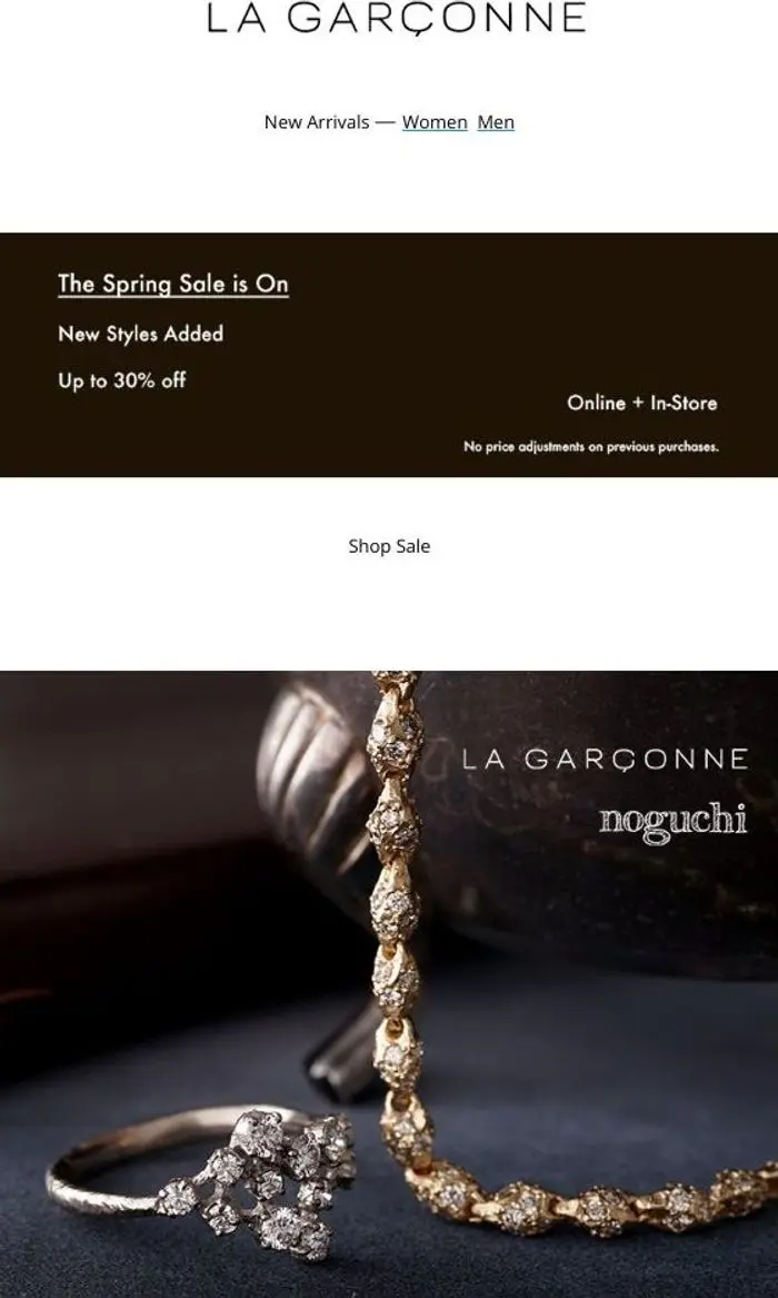La Garçonne:  Bon Weekend — Round up of New Arrivals This Week Featuring Issey Miyake + Join Us Today — Noguchi BIJOUX Trunk Show