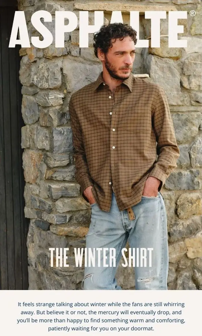 ASPHALTE: The Winter Shirt is here