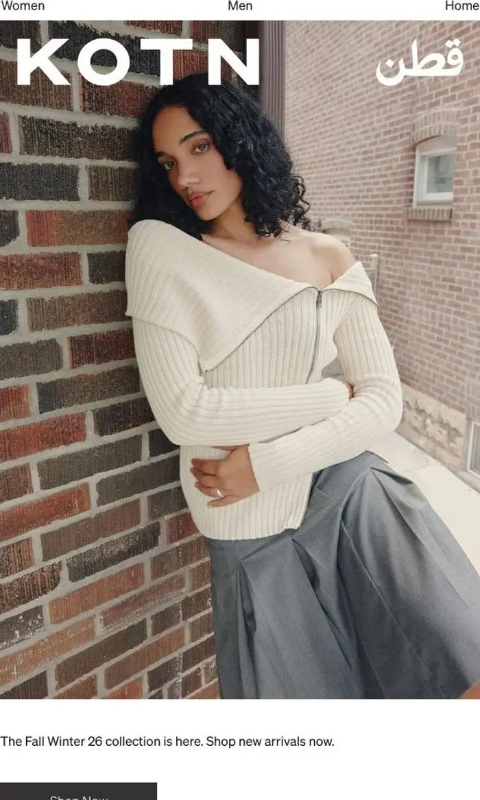 Kotn: Introducing Fall Winter 26