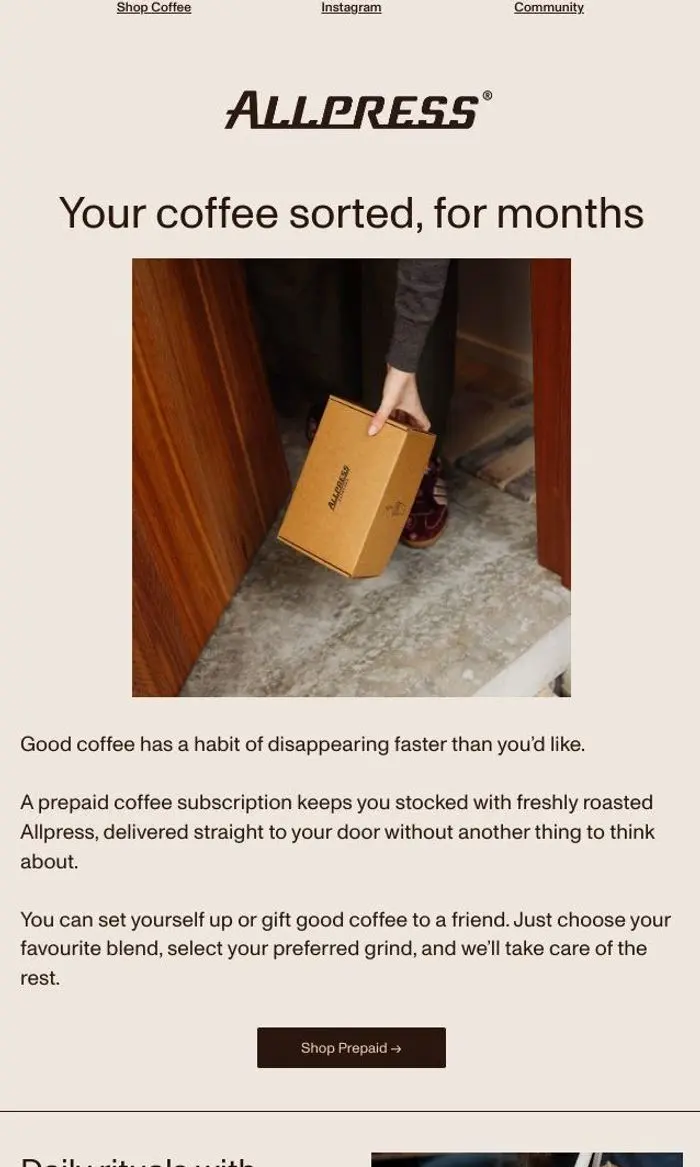 Allpress Espresso New Zealand: Share the joy of coffee with a friend! ☕