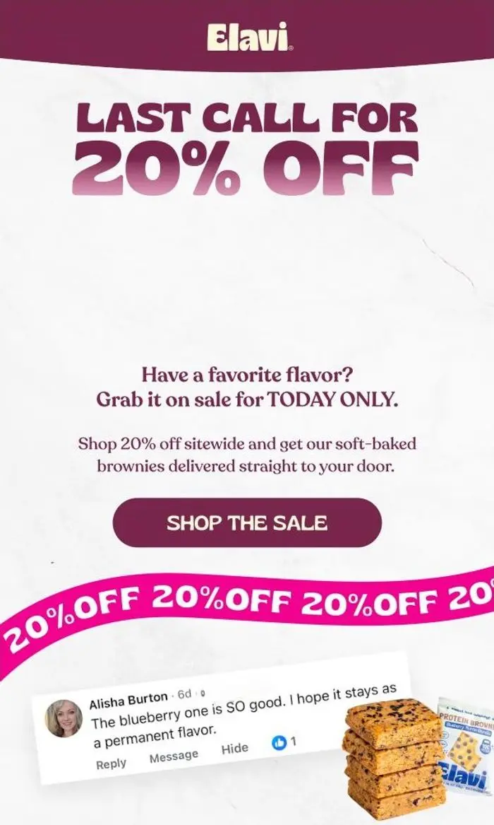 ELAVI: Last chance to save!