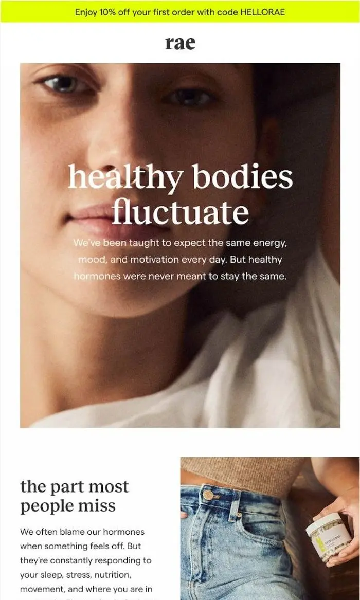 Rae Wellness: we've been expecting too much from our hormones