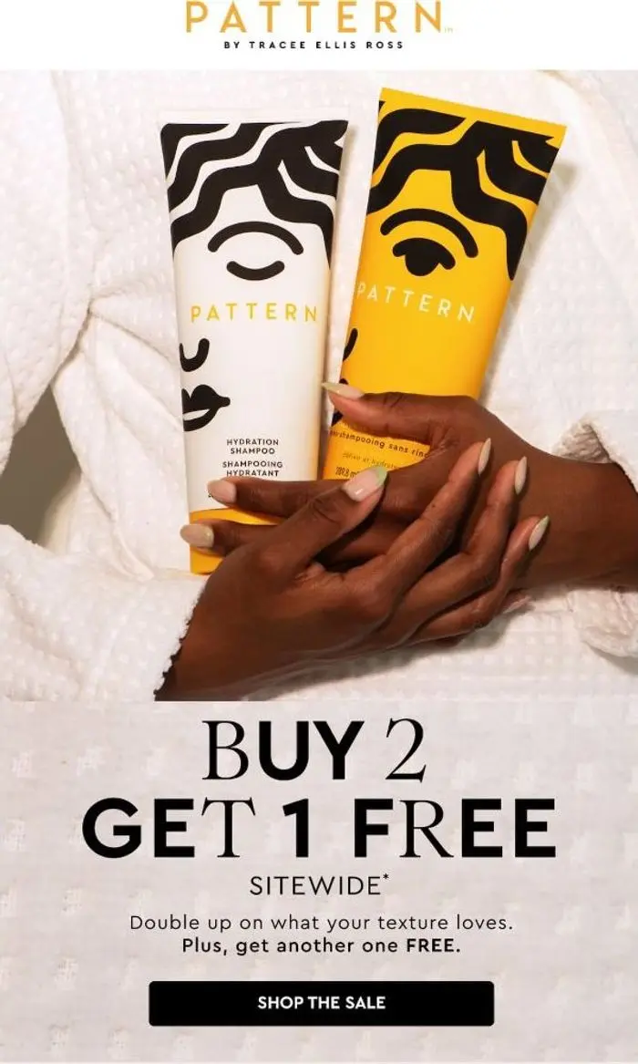 Pattern Beauty: SITEWIDE* Buy 2 Get 1 FREE ✨