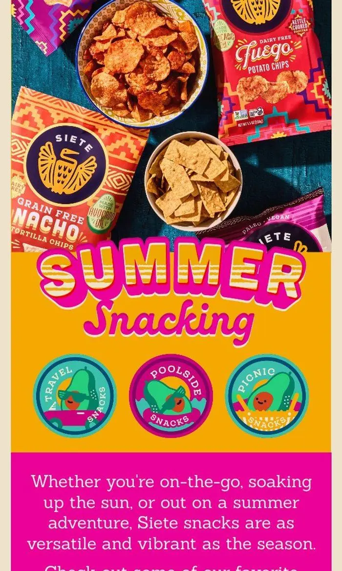 Siete Foods: Summer Snacking with Siete