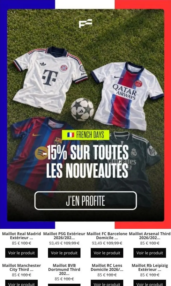 Footcenter: ⚽ Retour de la ligue des champions !