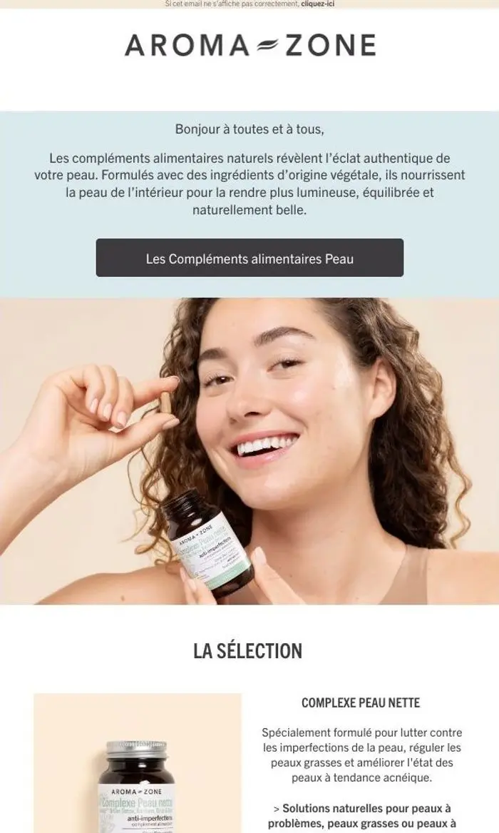 Aroma Zone: Sublimez votre peau de l'intérieur  🔬
