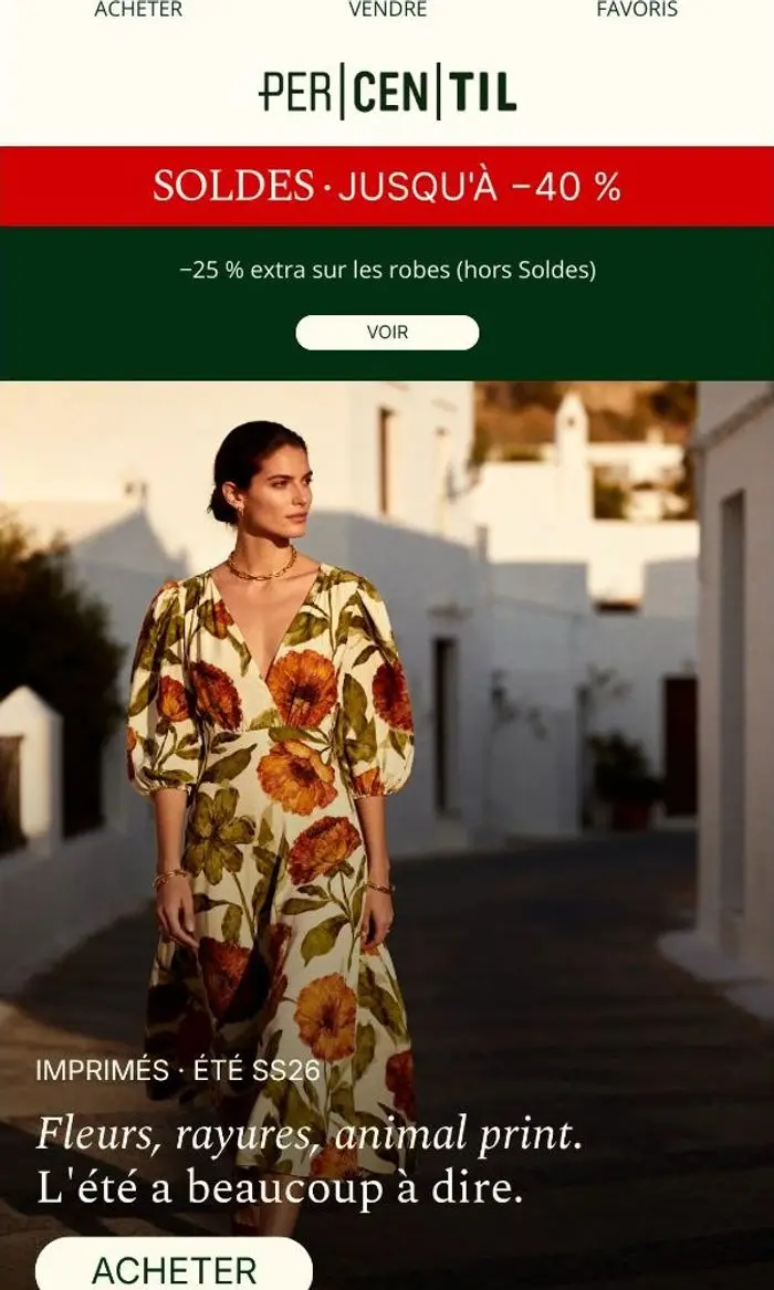 PERCENTIL: Fleurs, rayures, animal print. L'été a beaucoup à dire. 😍🔥