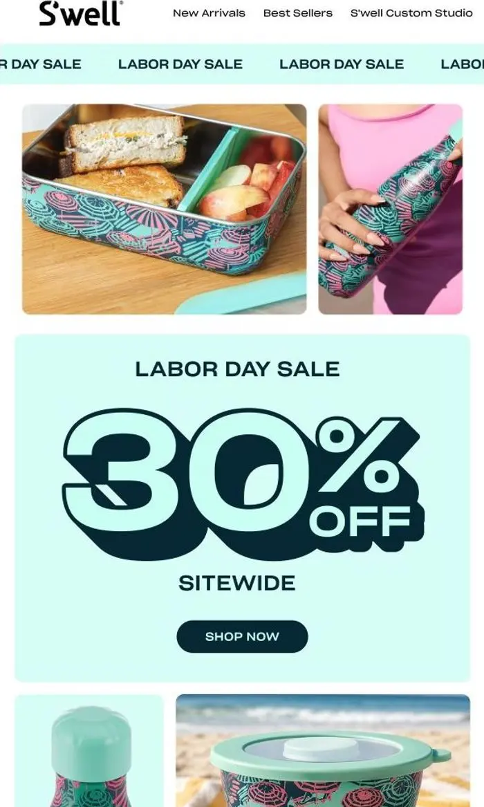 S'well: Labor Day Sale Starts Now: 30% Off Sitewide