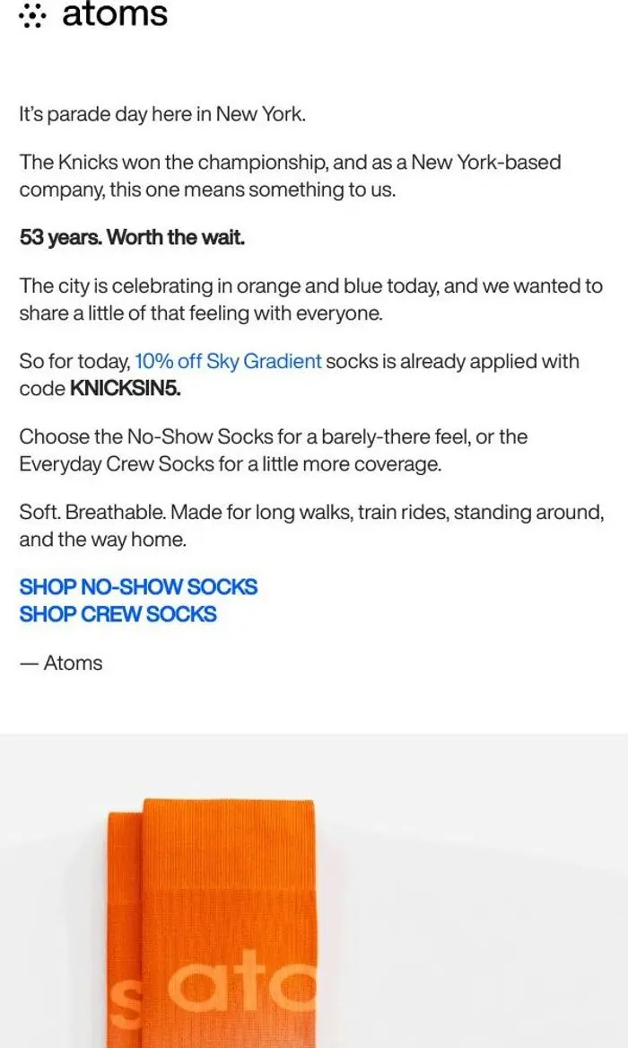Atoms: 53 years. Worth the wait.