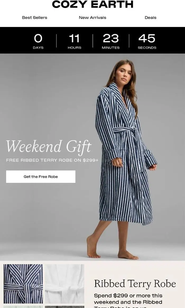 Cozy Earth: Last Day For Your FREE Robe 🤍