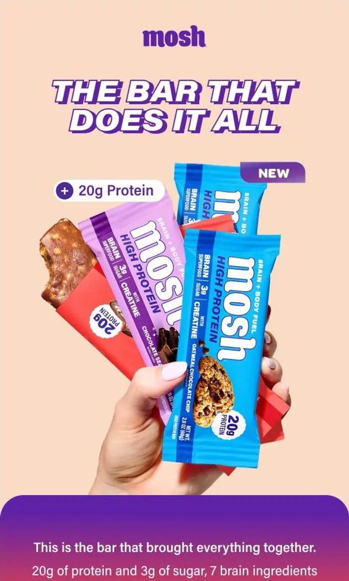 MOSH: High Protein, Meet Your Taste Buds 💪