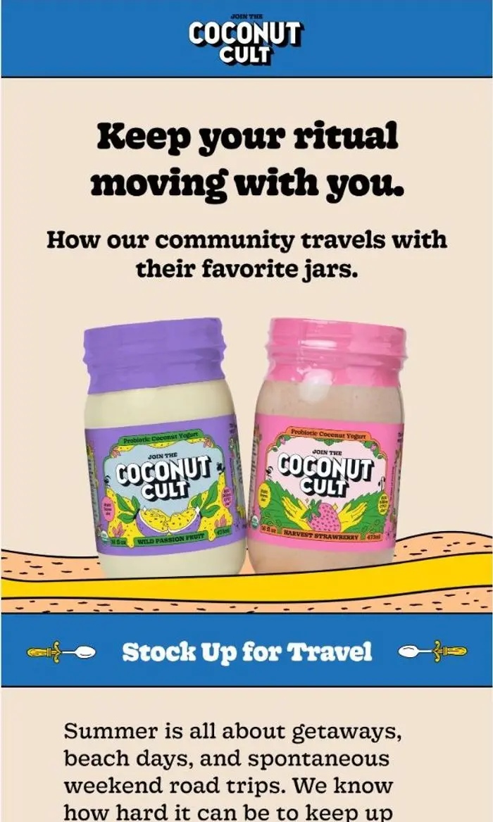 The Coconut Cult: Keep your ritual moving with you.