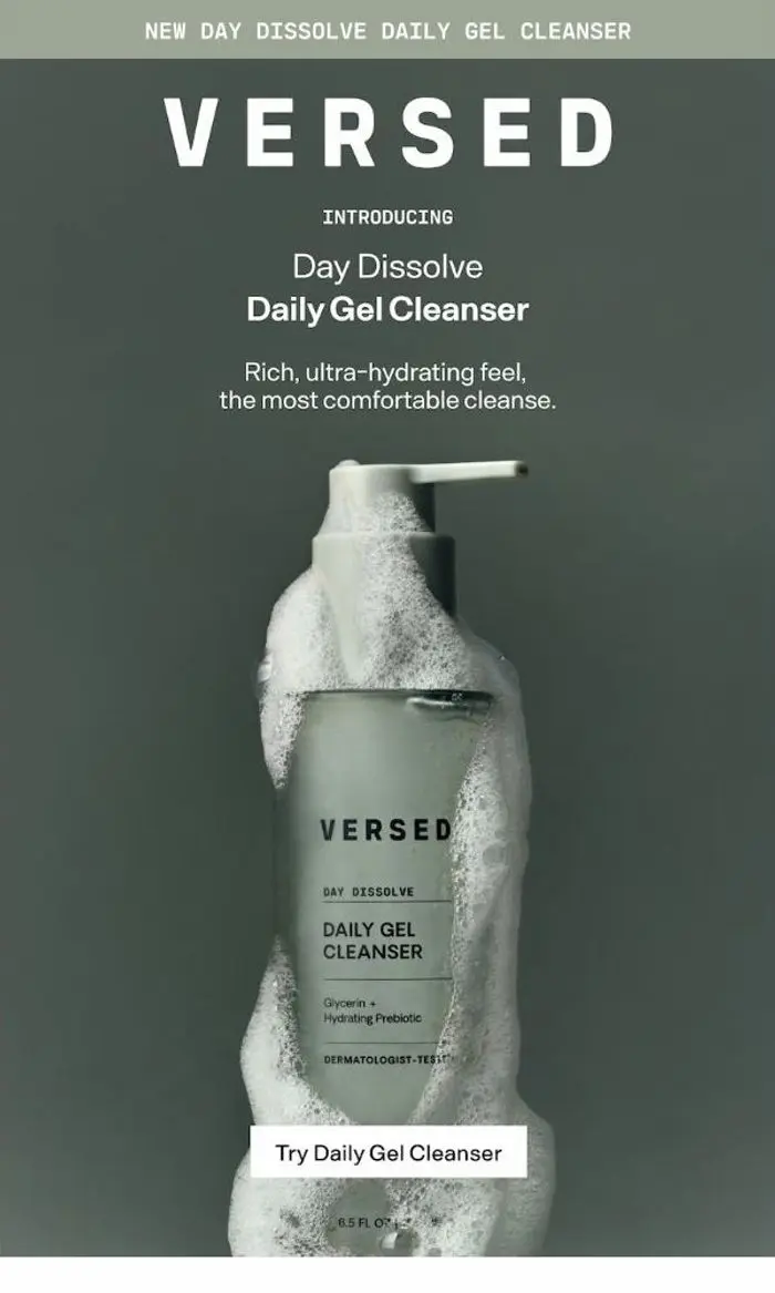 Versed: New — Daily Gel Cleanser