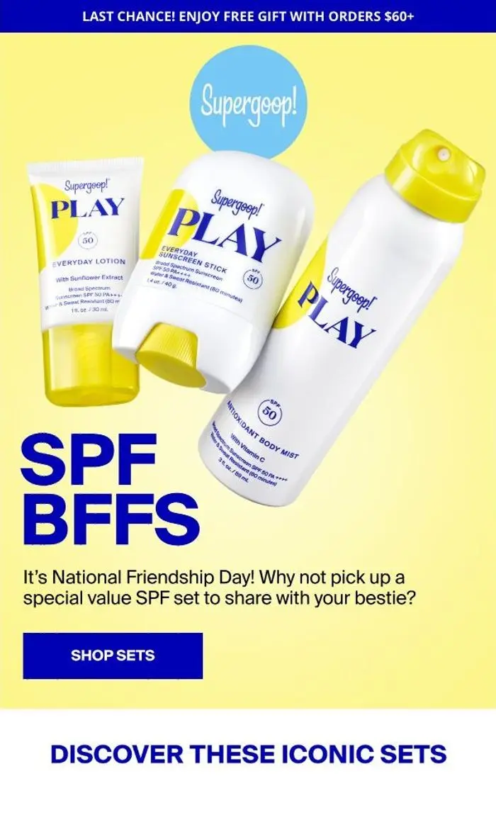 Supergoop!: One for you, one for your bestie