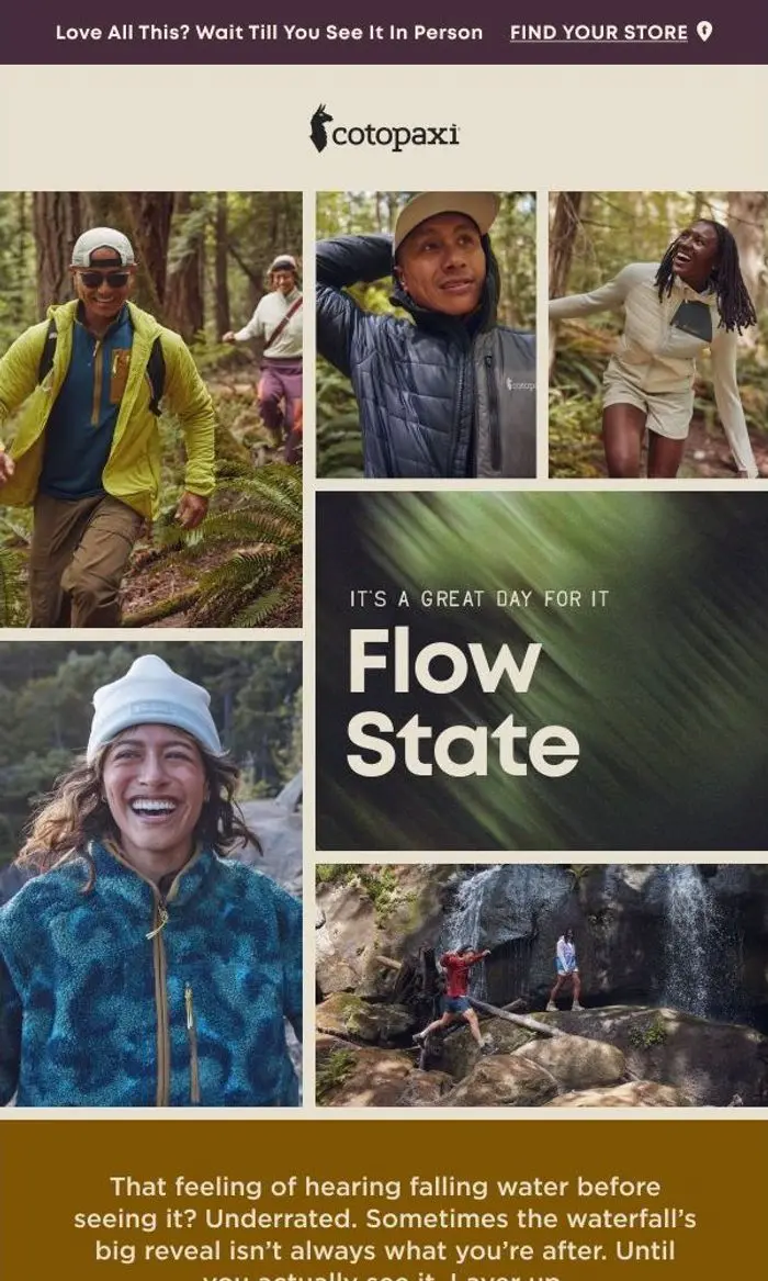 Cotopaxi: Pieces that go with the flow