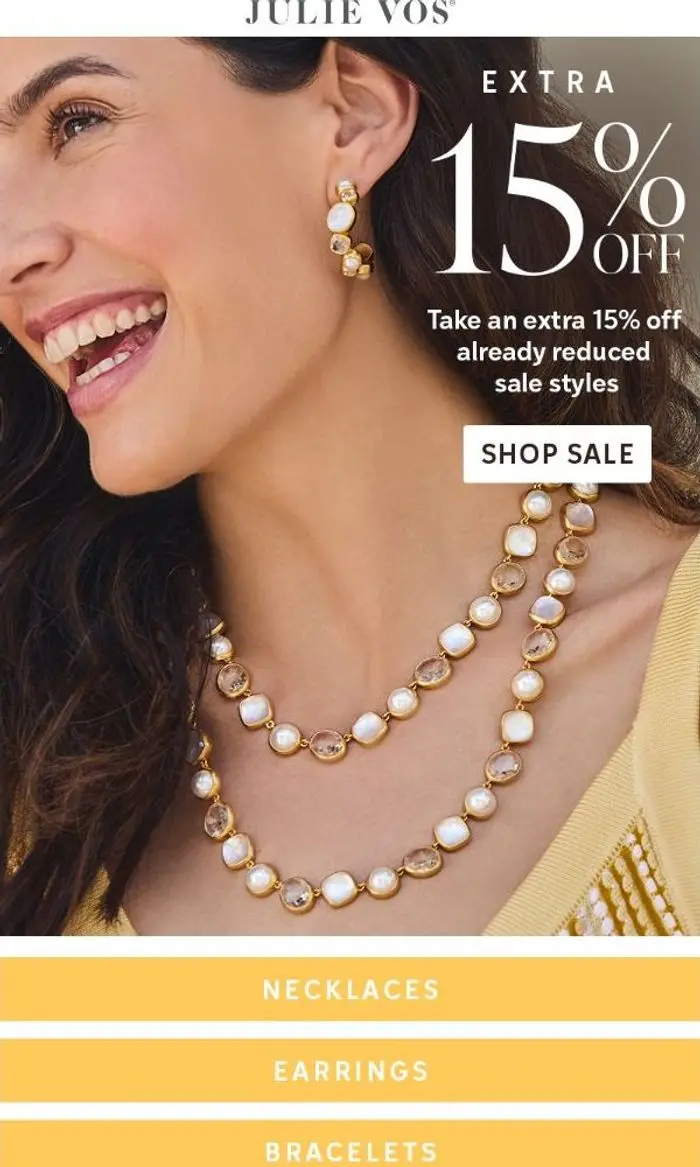 Julie Vos: Smile! It's Sample Sale!