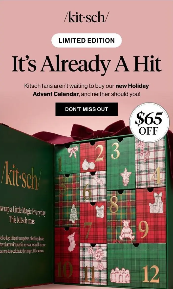 KITSCH: ⚡ Selling Fast: Our NEW Advent Calendar