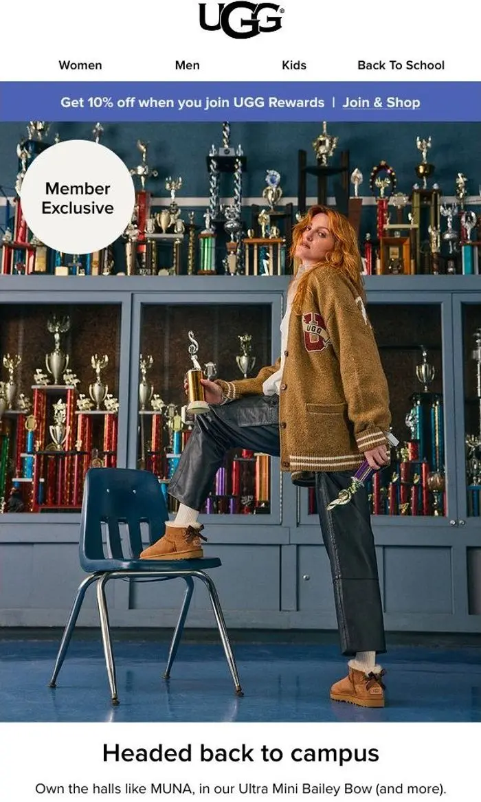 UGG®: BACK TO SCHOOL STARTS HERE