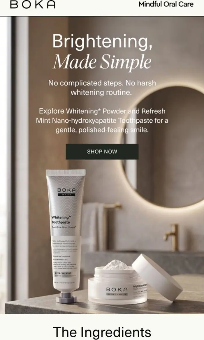 Boka: Brightening, made simple