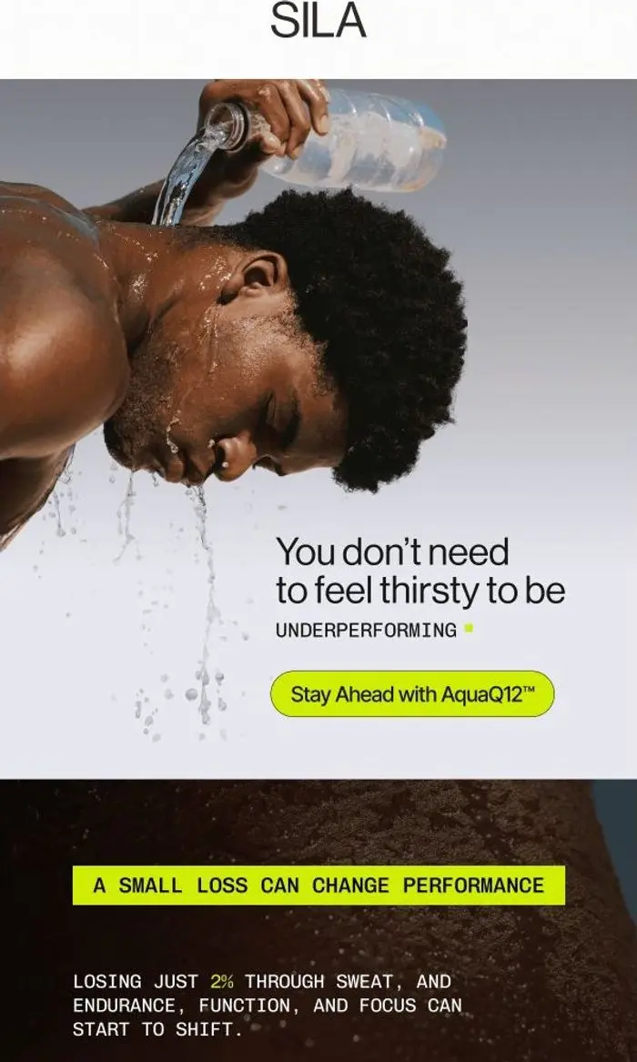 SILA: Thirst is a delayed signal 🧠