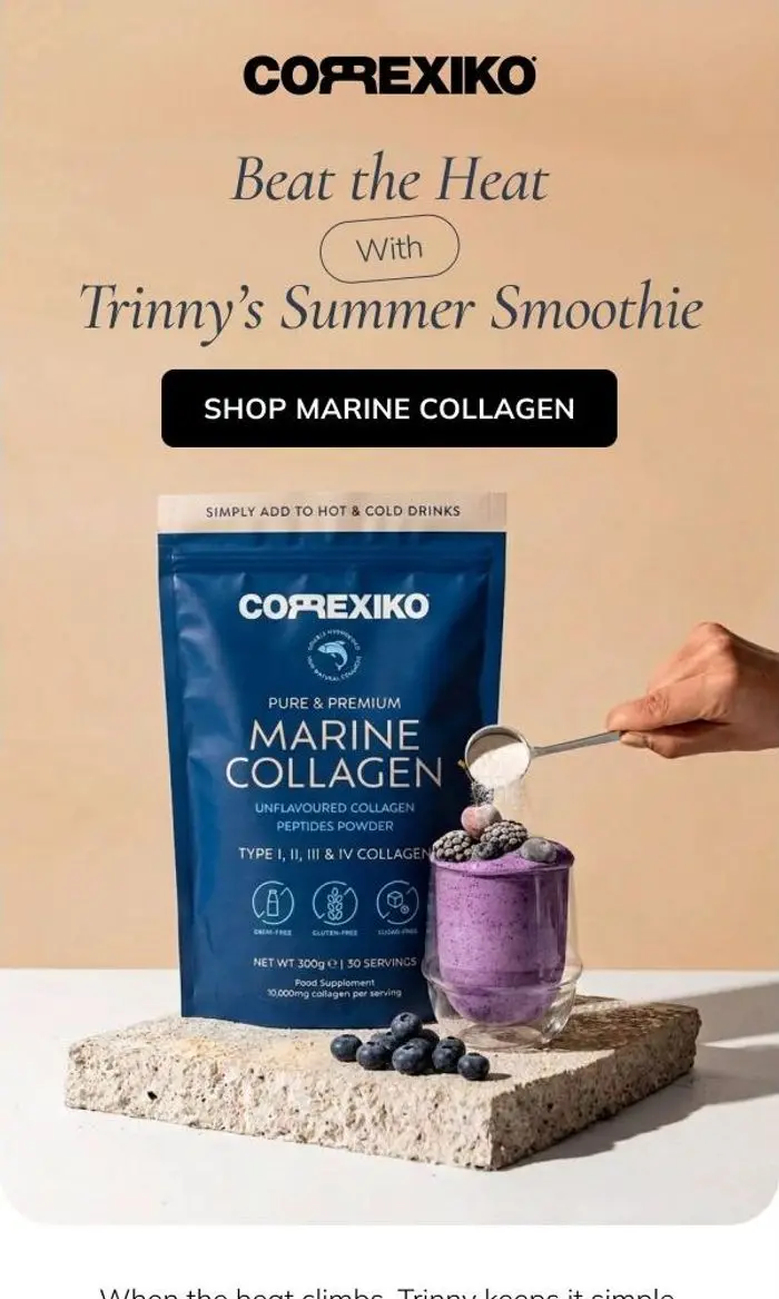 CORREXIKO: Trinny's trick for a 35°C afternoon 🥵